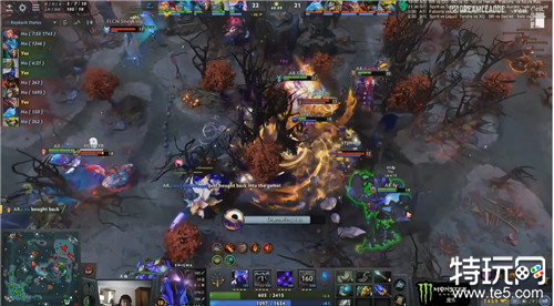 DOTA2梦幻联赛S22小组赛A组王牌对决 Falcons和AR打成1-1平