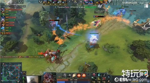 DOTA2梦幻联赛小组赛B组中国队胜 XG战队以2-0战胜Tundra