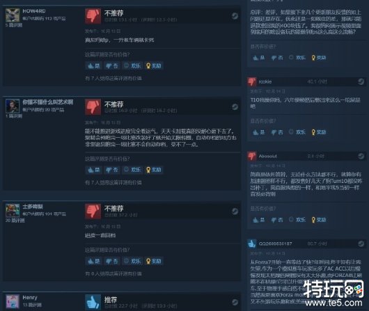 《极限竞速》大量负面评价：Steam在线峰值仅4700