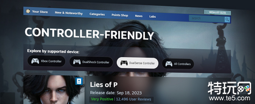 Steam更新：Steam 库和商店显示PS手柄支持