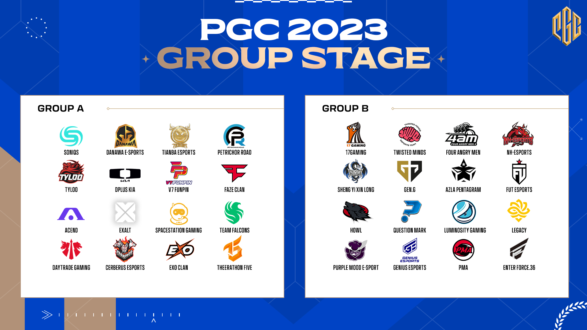 PUBG PGC2023正式开打!PCL赛区7支战队勇猛出征!